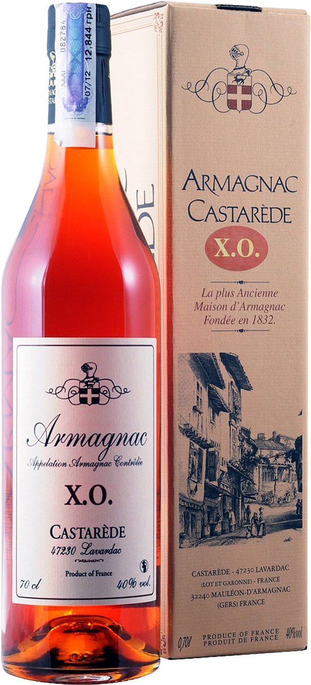 Кастаред XO Арманьяк AOC в подарочной упаковке 0.7&nbsp;л