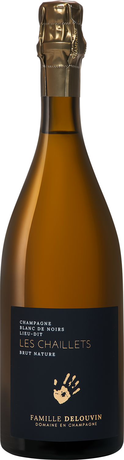 Lieu-Dit Les Chaillets Blanc De Noirs Brut Nature Champagne AOC Famille Delouvin, 0.75 л
