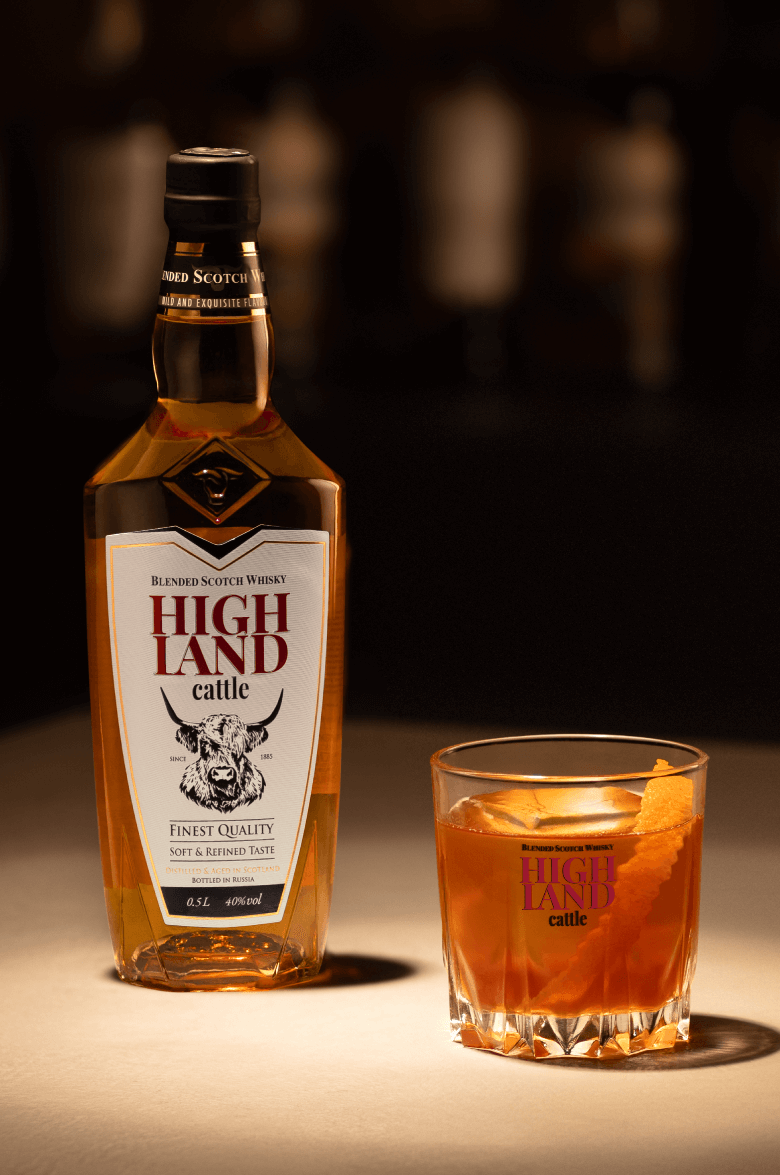 Хайлэнд Кэттл Блендед купажированный виски в подарочной упаковке 0.7&nbsp;л