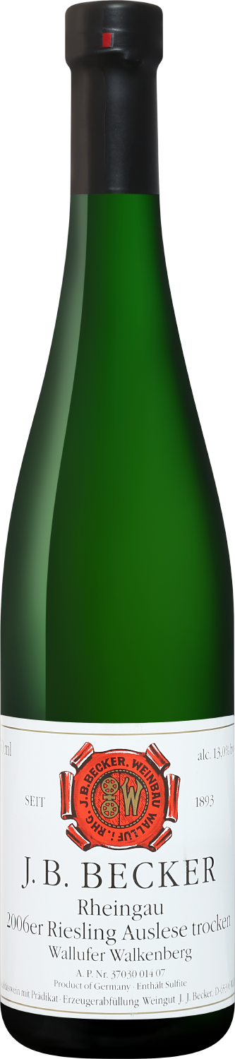 Riesling Wallufer Walkenberg Auslese Trocken Rheingau J.B.Becker