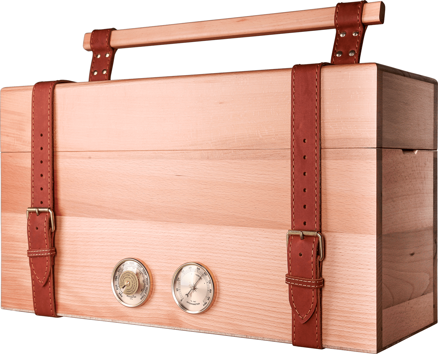 Подарочная упаковка из бука под 12 бутылок