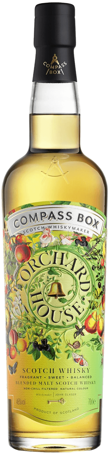 Compass Box Orchard House Blended Malt Whisky (gift box) compass box peat monster blended malt scotch whisky