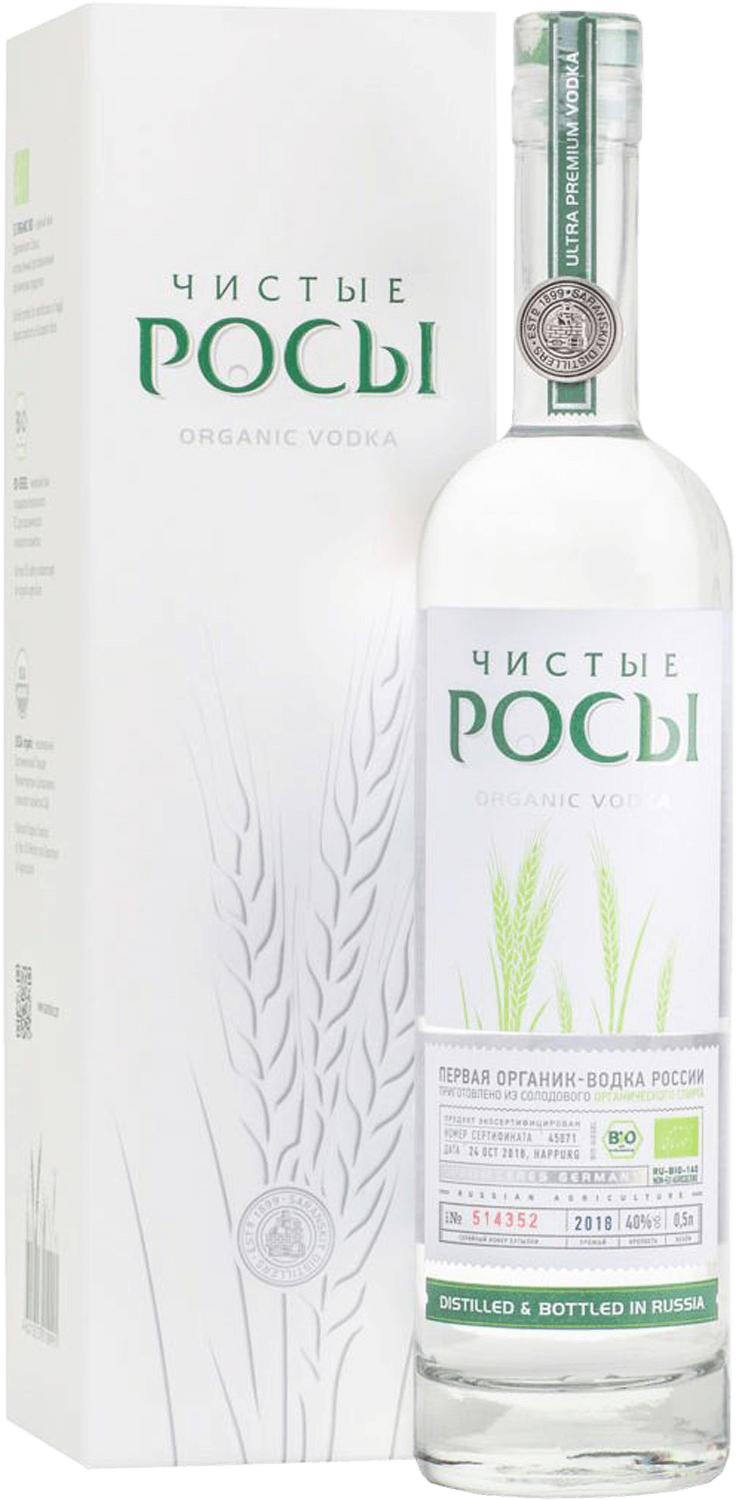 Водка Vodka Chisti Rosi (gift box) 0.5 л (Водка Чистые Росы в подарочной  упаковке), купить в магазине в Москве - цена, отзывы