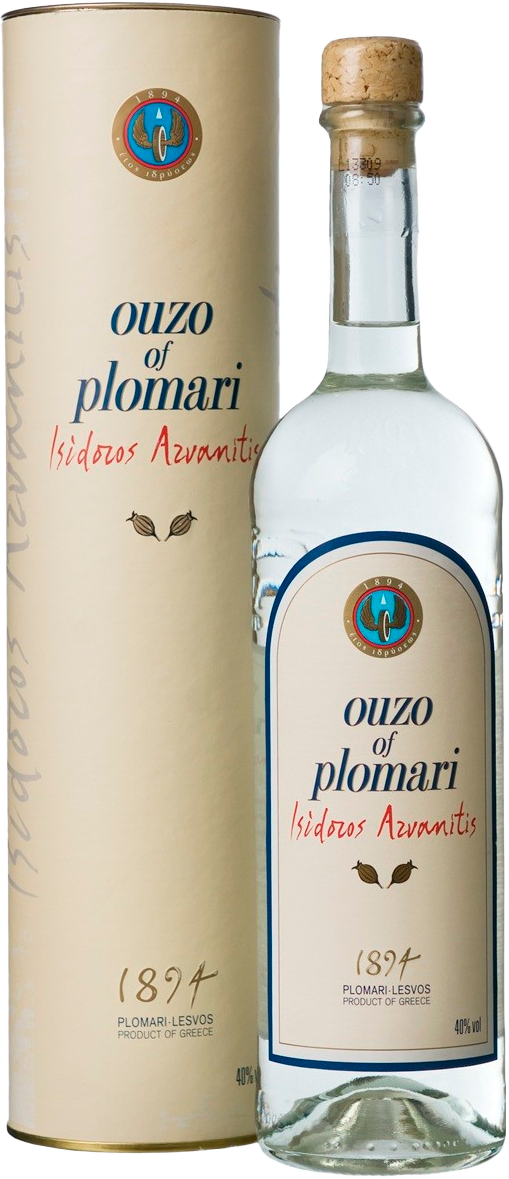 Ouzo Plomari Isidoros Arvanitis (gift box)