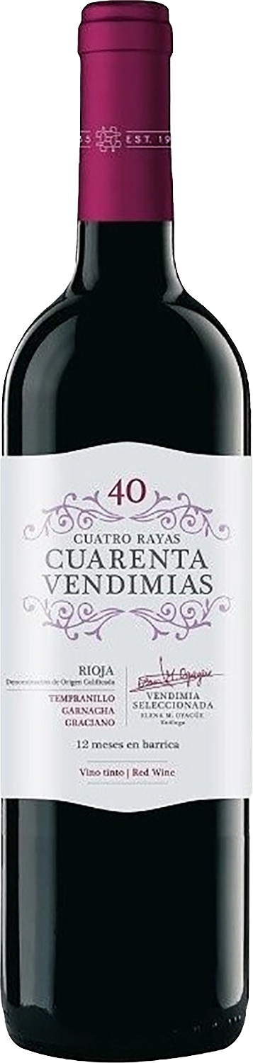 Cuarenta Vendimias Rioja DOCa Cuatro Rayas