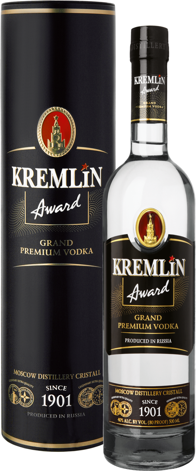 KREMLIN AWARD Grand Premium Vodka (gift box) kremlin award 20 years gift box