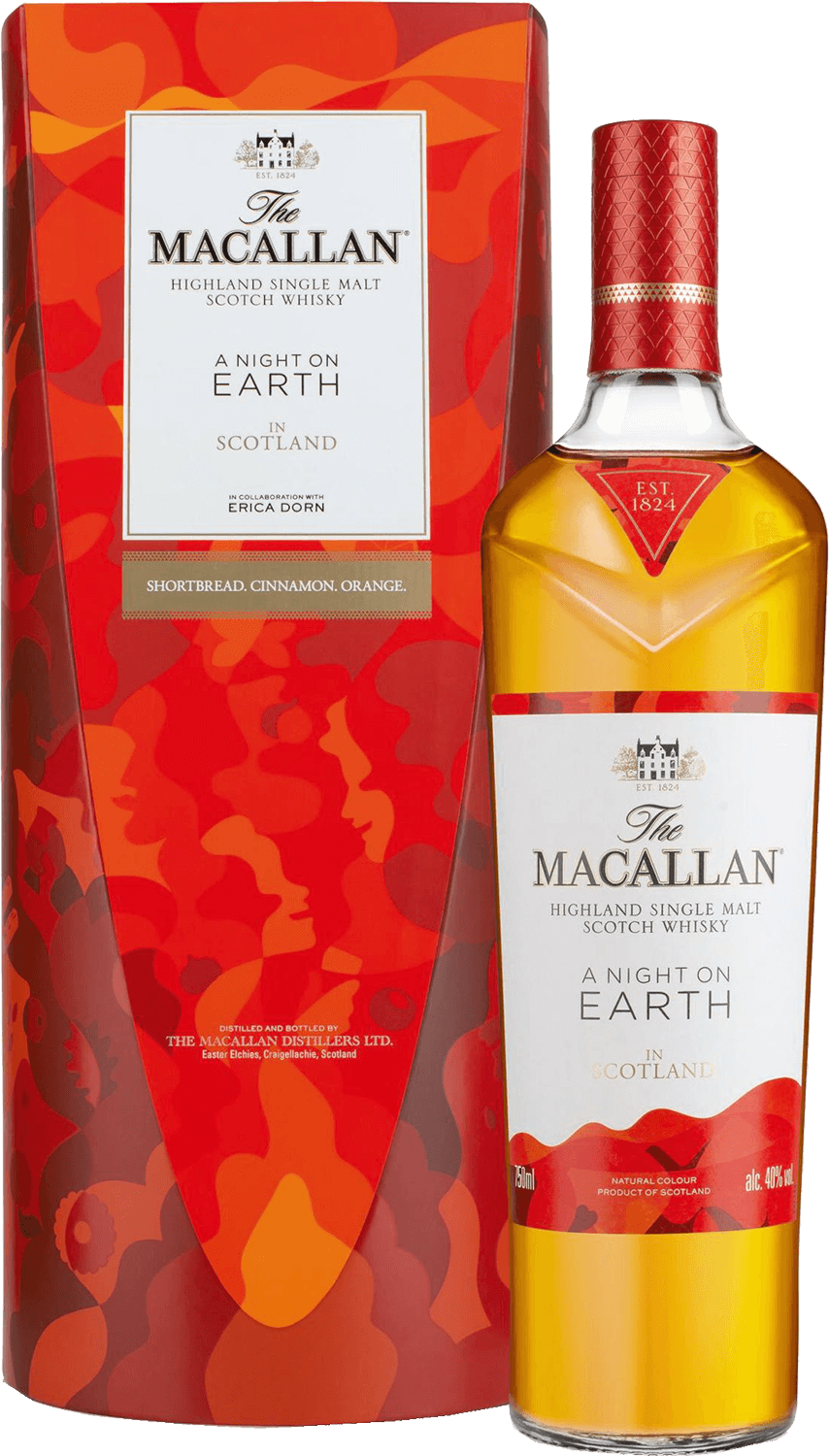 Macallan A Night on Earth in Scotland Highland single malt scotch whisky (gift box)