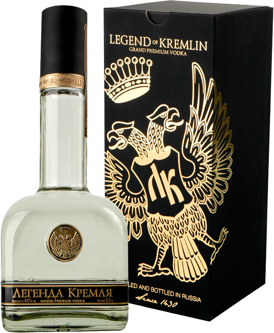 Водка Legend of Kremlin (gift box) 0.5 л (Легенда Кремля в подарочной  упаковке), купить в магазине в Воронеже - цена, отзывы