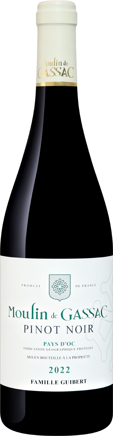 Пино Нуар Пэй д'Ок IGP Мулен де Гассак 2022 0.75&nbsp;л