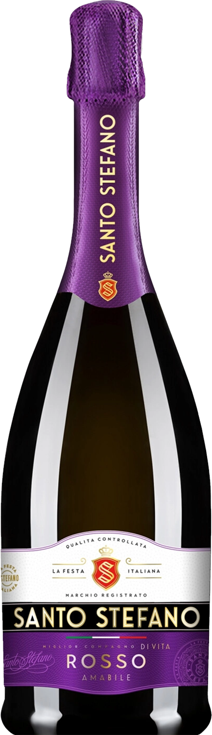 Пиво Santo Stefano Rosso Amabile 0.75 л (Санто Стефано напиток ...