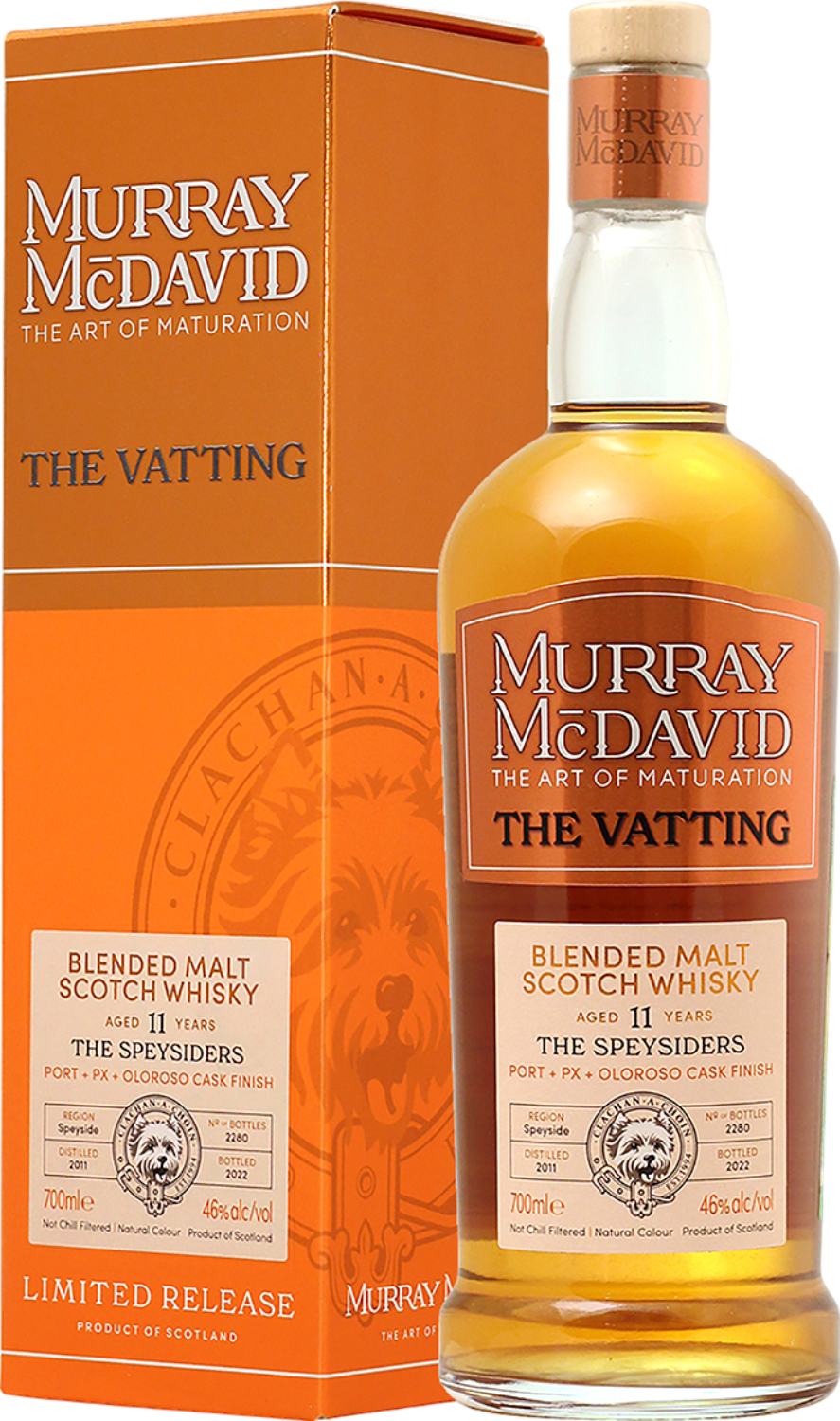 Murray McDavid The Vatting Speysiders 11 Years Old Blended Malt Scotch Whisky (gift box)