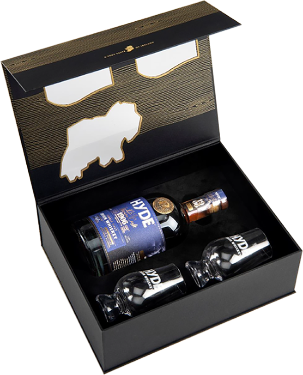 Hyde №9 Port Cask Finish Single Malt Whiskey (gift box with 2 glasses)