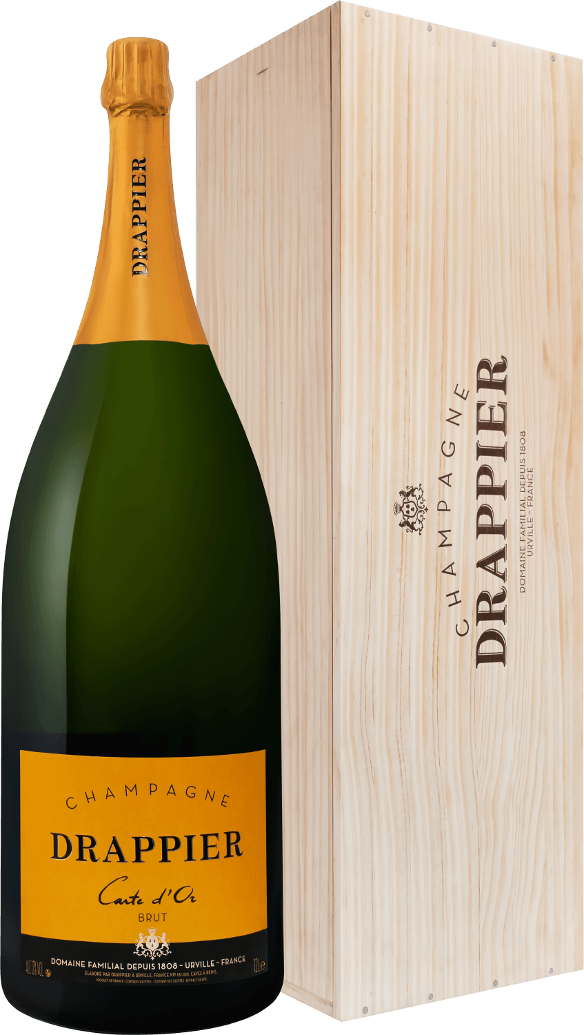 Drappier Carte d'Or (gift box) drappier carte d’or brut champagne aop in gift box with two glasses