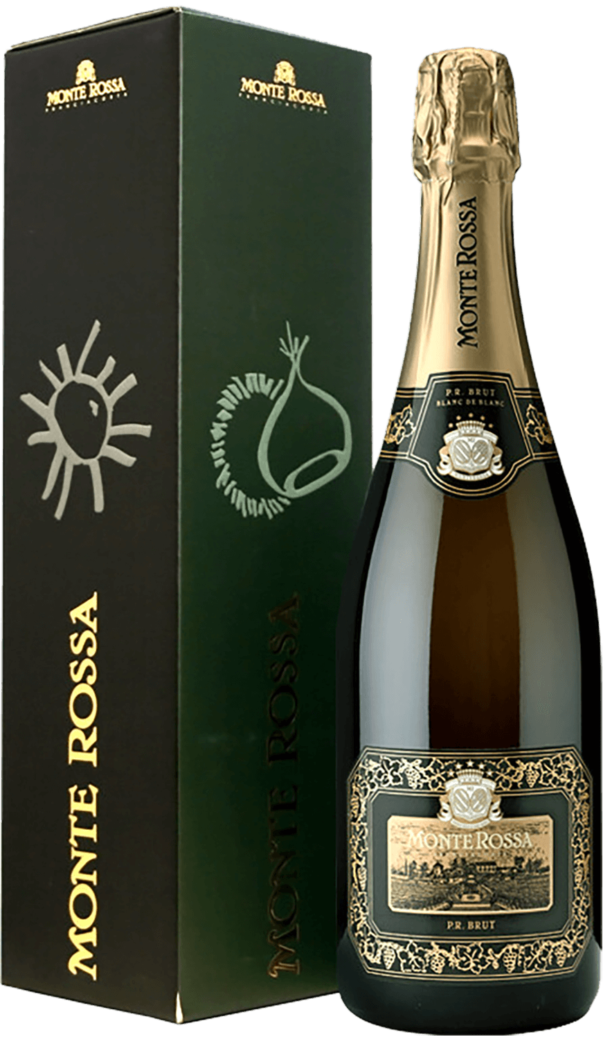 P.R. Blanc de Blancs Brut Franciacorta DOCG Monte Rossa (gift box)