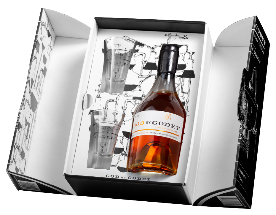 God by Godet VSOP (gift box with 2 shots)