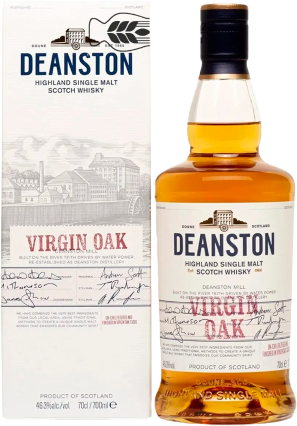 Deanston Virgin Oak Highland Single Malt Scotch Whisky (gift box)