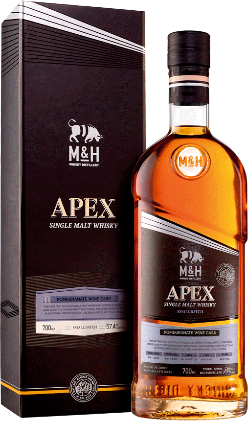 MandH Apex Pomegranate Wine Cask Single Malt Whiskey (gift box)