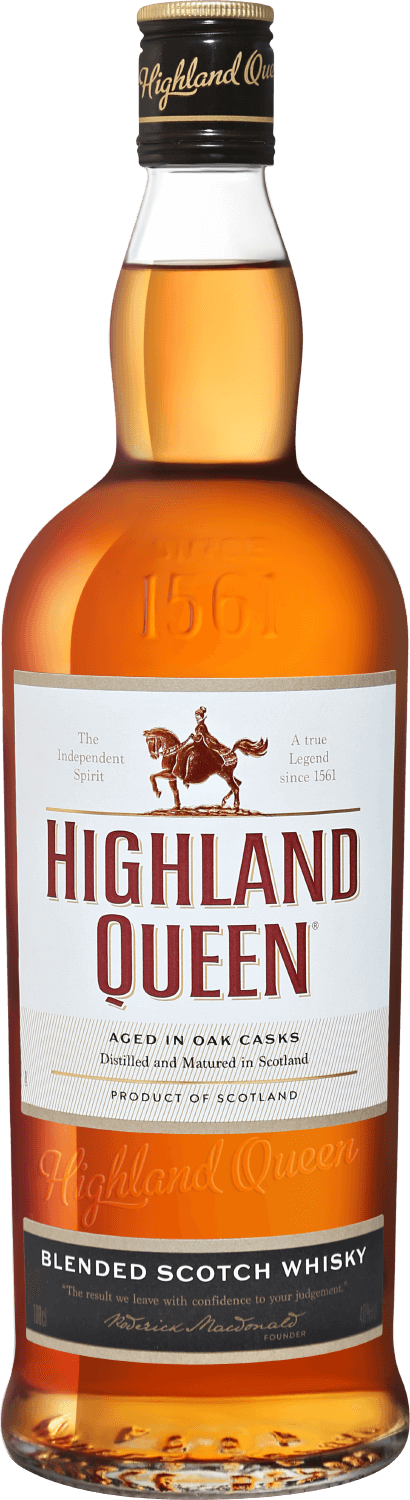 Highland Queen Blended Scotch Whisky william peel double maturation blended scotch whisky