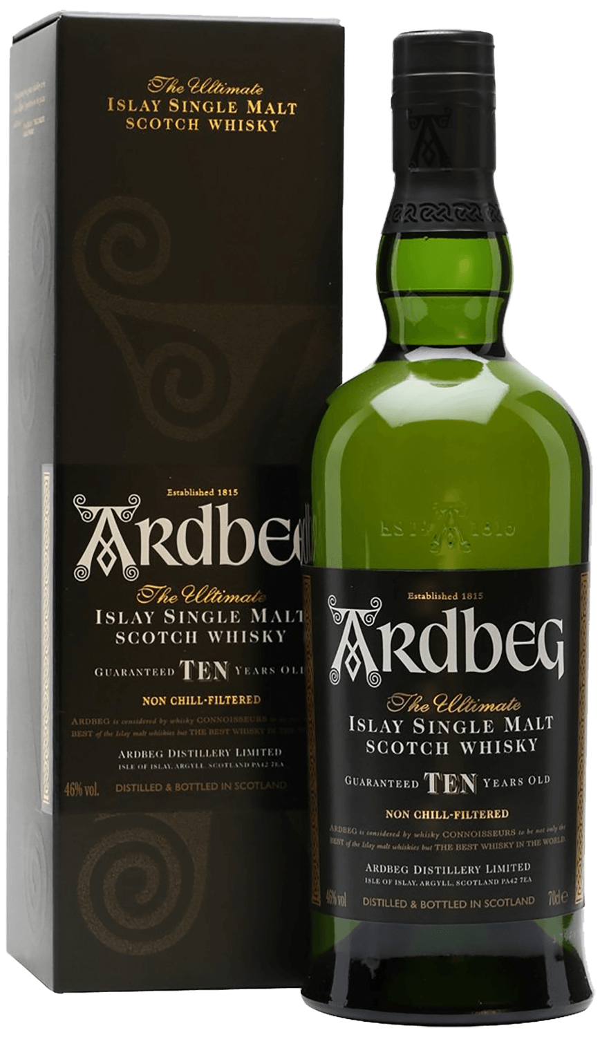 Ardbeg Single Malt Scotch Whisky 10 yo (gift box)