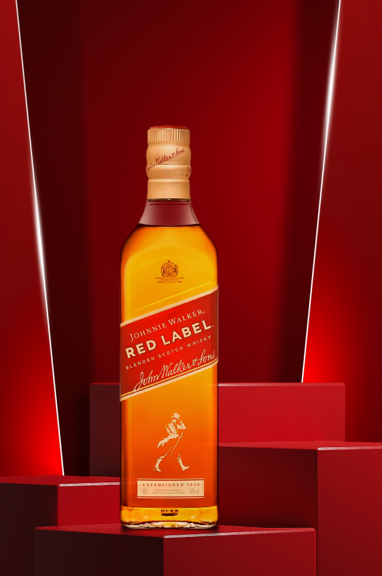 Джонни Уокер Рэд Лэйбл Блендед купажированный виски 1&nbsp;л