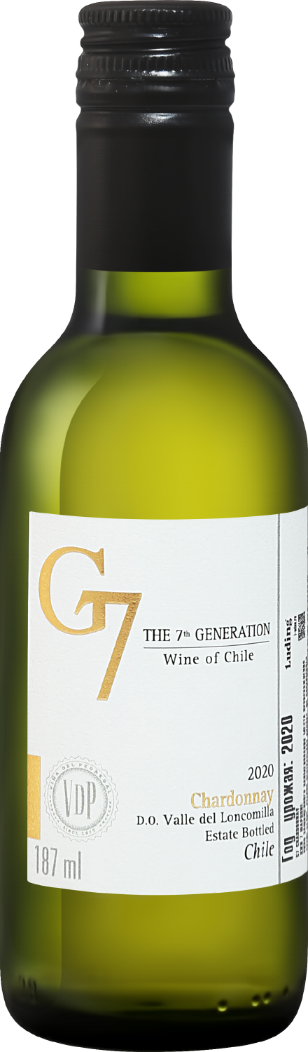 G7 Chardonnay Loncomilla Valley DO Viña del Pedregal g7 merlot loncomilla valley do viña del pedregal