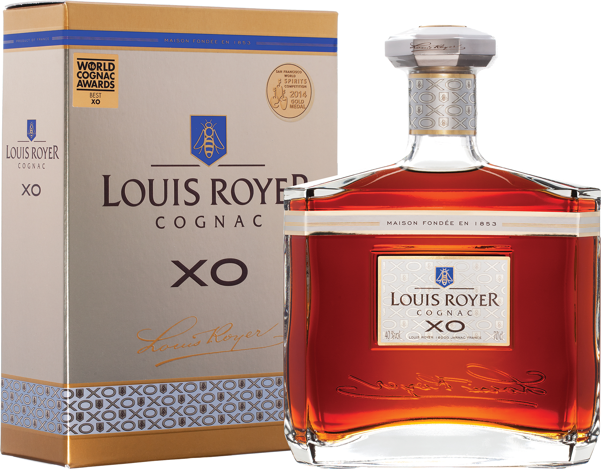louis royer cognac grande champagne extra gift box Louis Royer Cognac XO (gift box)