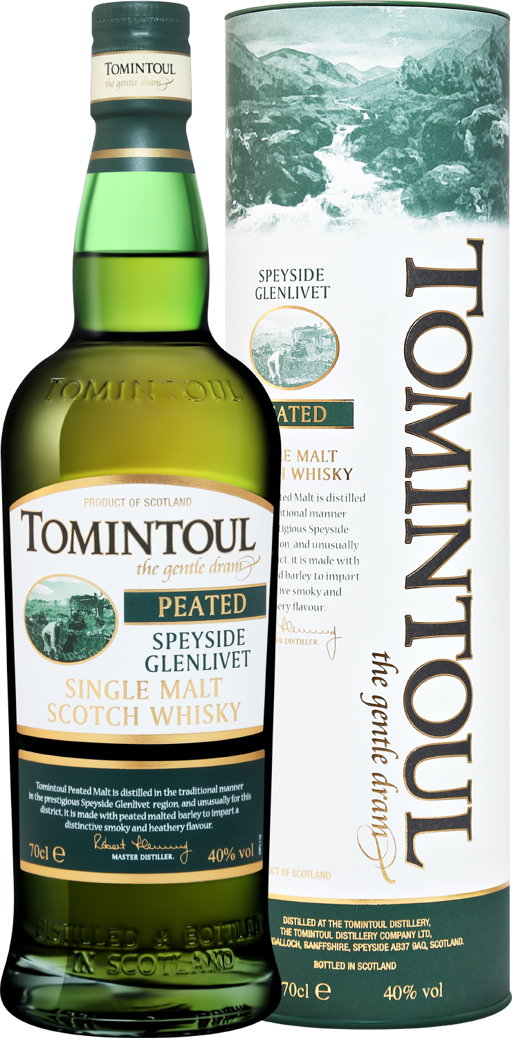 Томинтул Спейсайд Гленливет Питед Сингл Молт солодовый виски в подарочной упаковке 0.7&nbsp;л
