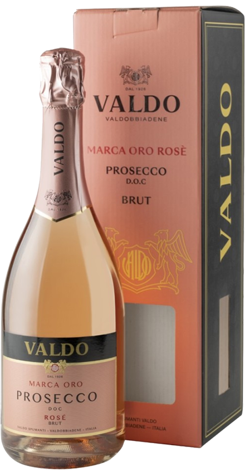 Valdo Marca Oro Prosecco DOC Rose Brut (gift box)