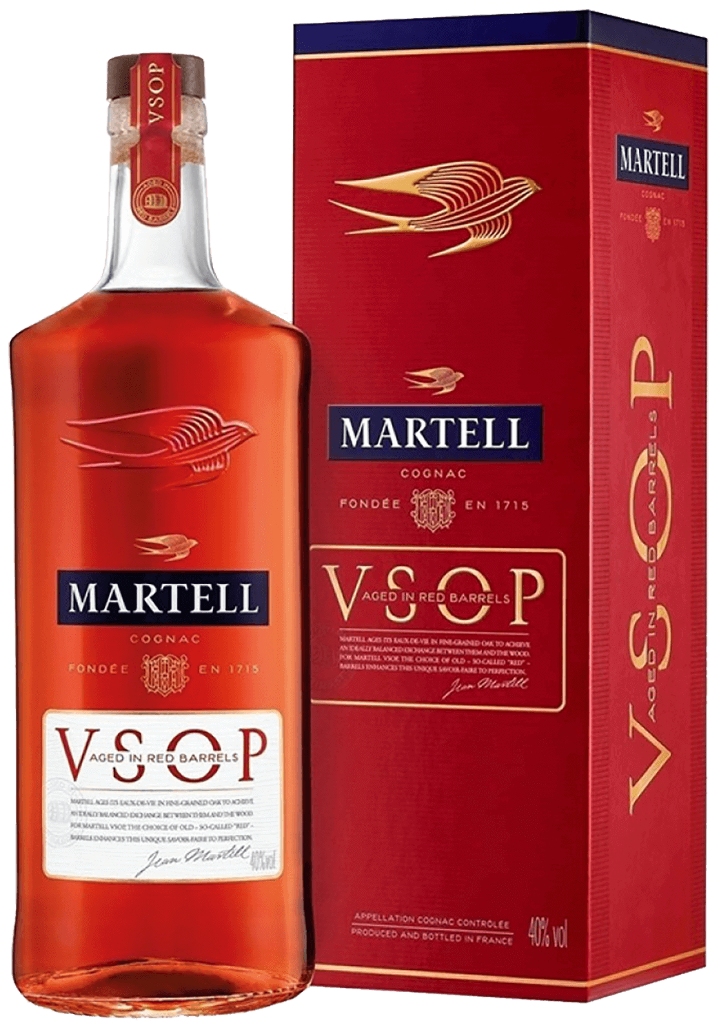 цена Martell VSOP Aged in Red Barrels (gift box)