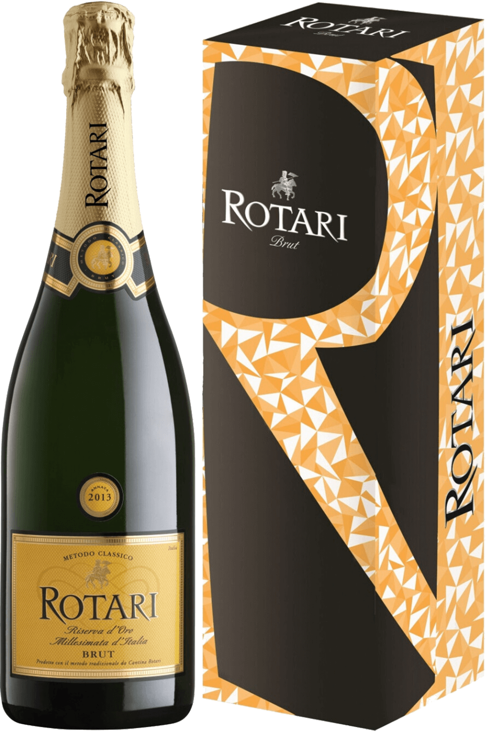 Игристое вино белое брют Trento DOC Brut Riserva Rotari (gift box) 0.75 л  (Тренто DOC Брют Ризерва Ротари в подарочной упаковке), купить в магазине в  Москве - цена, отзывы