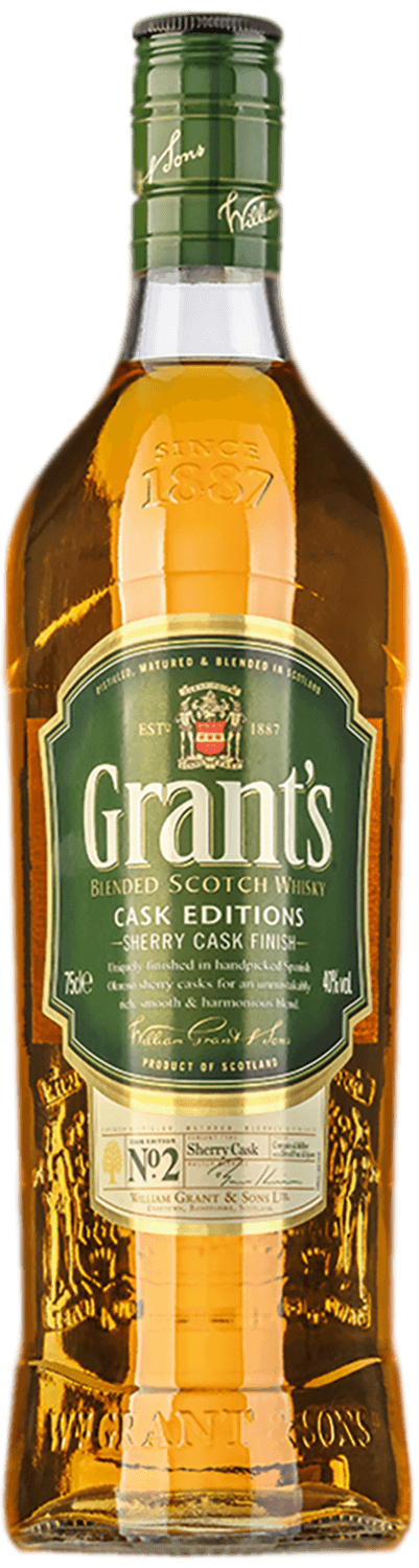 Grant's Sherry Cask Finish Blended Scotch Whisky grant s ale cask finish blended scotch whisky gift box