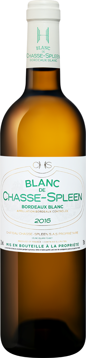 Blanc de Chasse-Spleen Bordeaux AOC Chateau Chasse-Spleen saumur aoc blanc chateau yvonne