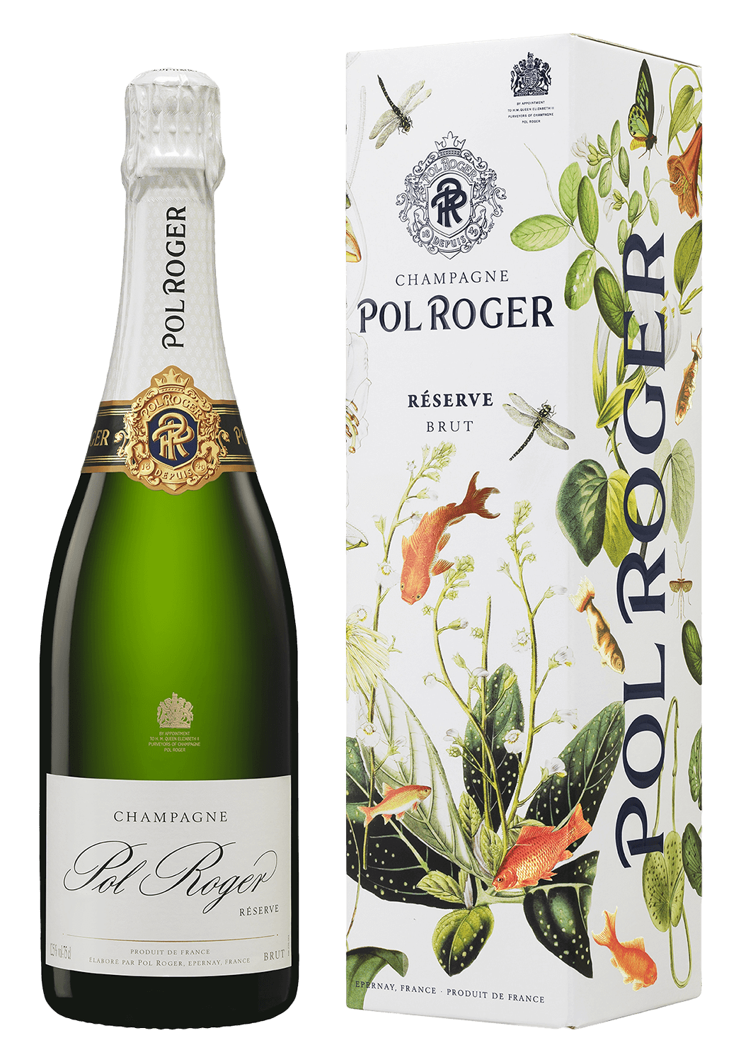 Pol Roger Reserve Champagne AOC (gift box) mailly grand cru brut reserve champagne aoc gift box