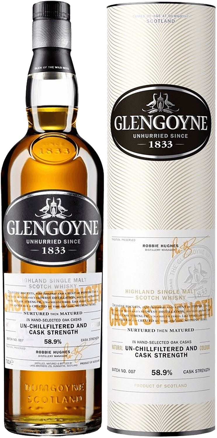 Glengoyne Cask Strength Highland Single Malt Scotch Whisky (gift box)