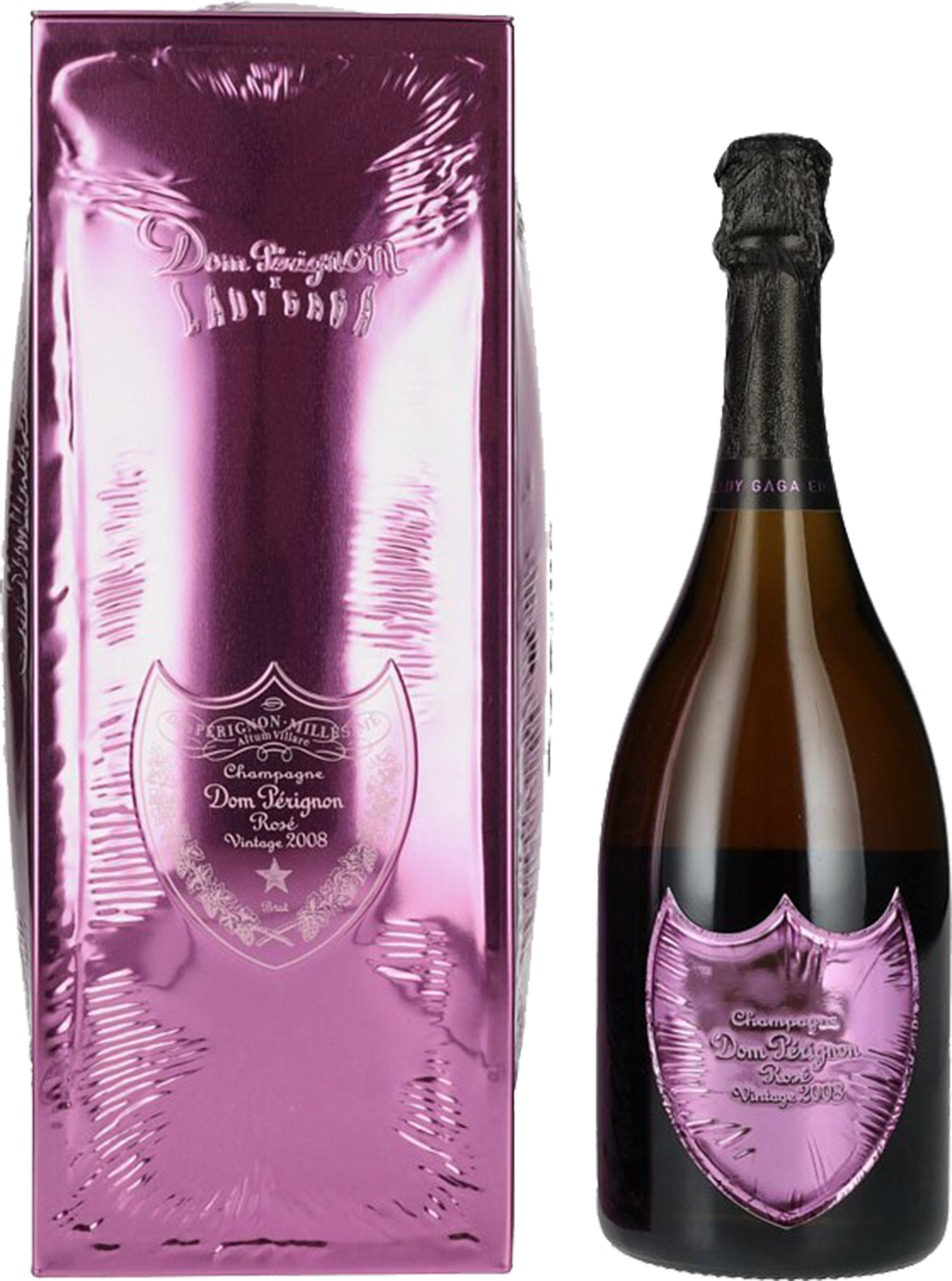 Dom Perignon Lady Gaga Rose Vintage Champagne AOC Brut (gift box)