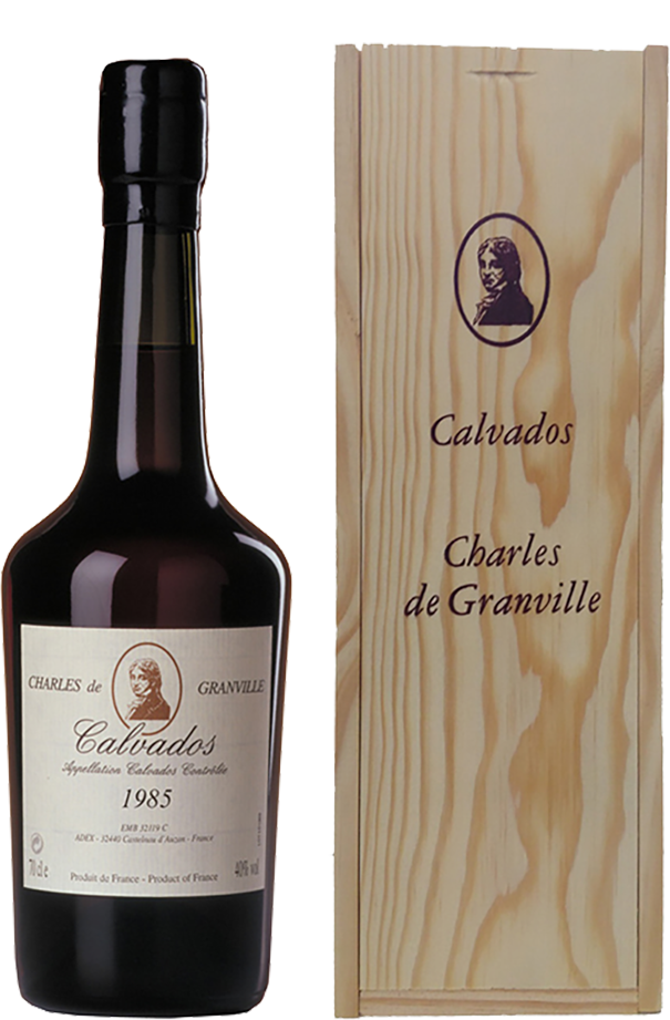 Charles de Granville 1985 Calvados AOC (gift box) marquis de montdidier vsop calvados aoc gift box