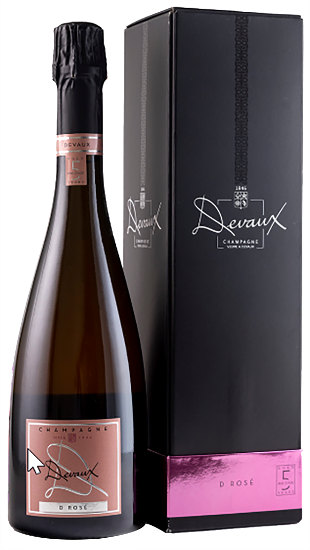 Devaux D Rose Brut Champagne AOC (gift box)