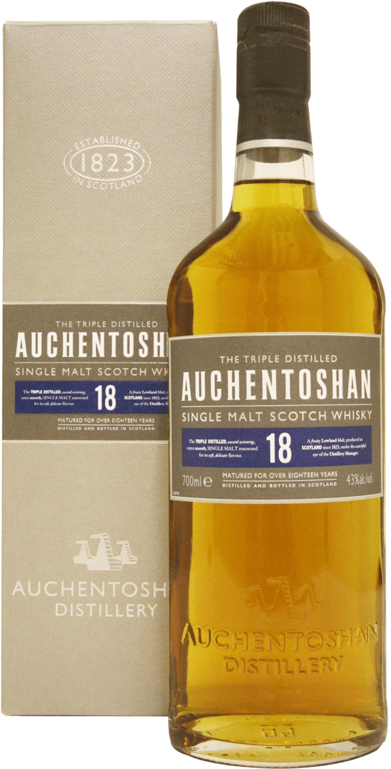 Auchentoshan Single Malt Scotch Whisky 18 y.o. (gift box) auchentoshan single malt scotch whisky 12 y o gift box