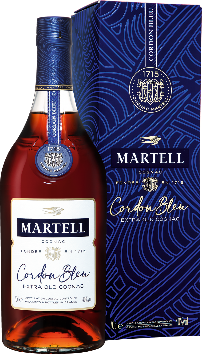 Купить коньяк Martell Cordon Bleu (gift box) 0.7 л (Мартель Кордон