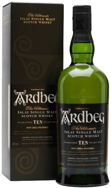 Ardbeg Islay Single Malt Scotch Whisky 10 y.o. (gift box), 0.7 л