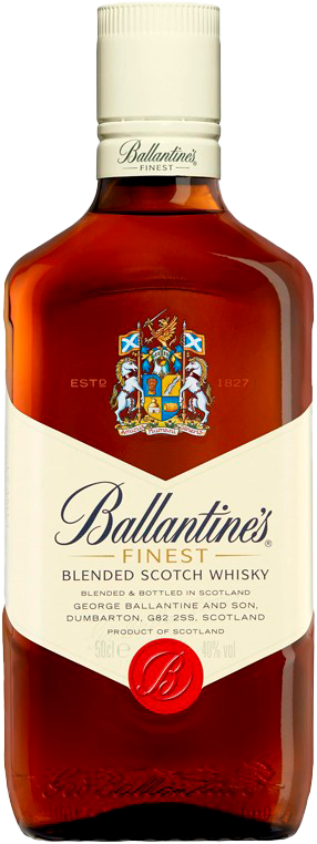 Ballantine's Finest blended scotch whisky el ron prohibido gran reserva solera finest blended mexican rum 15 yo