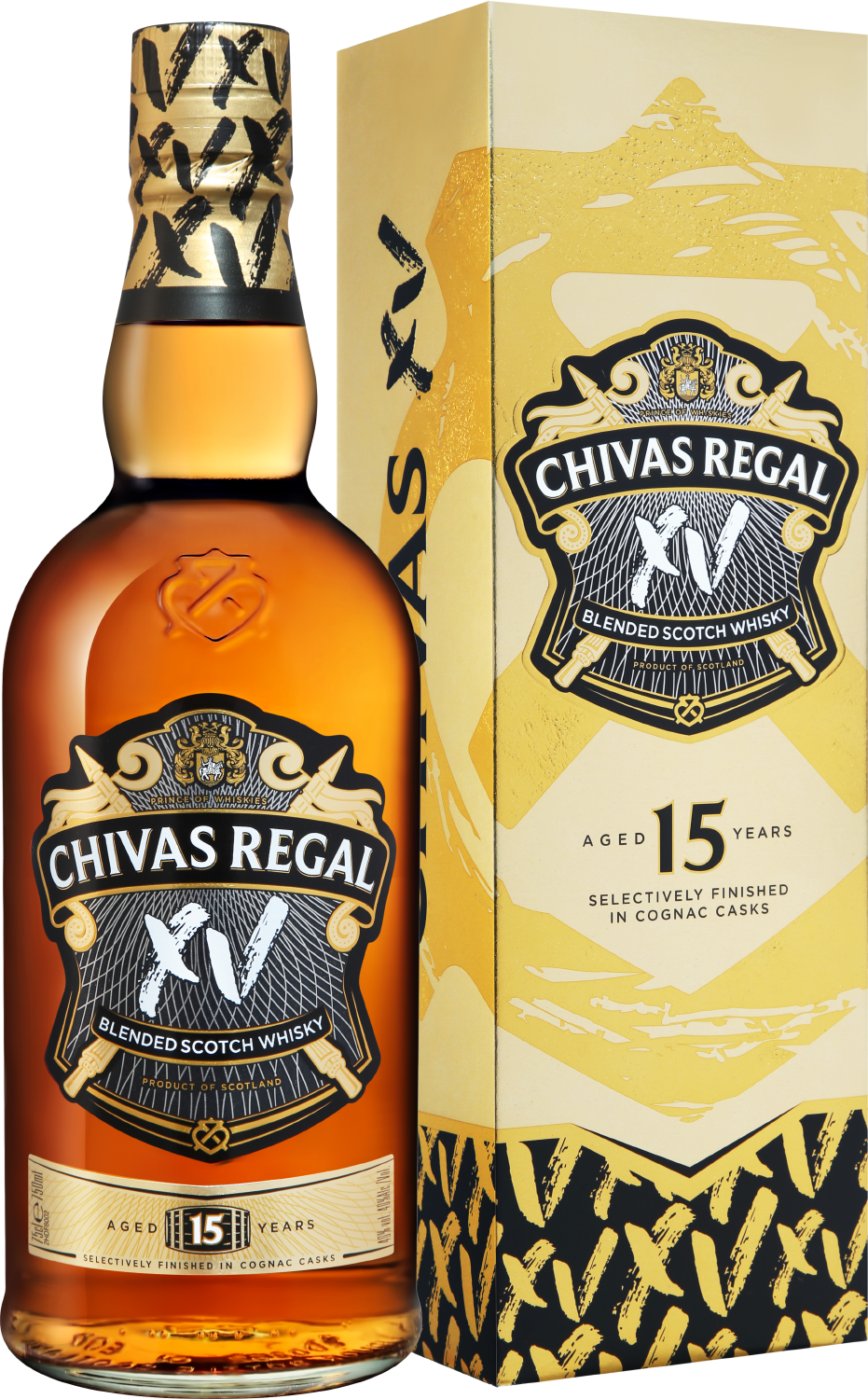 Чивас Ригал XV Блендед 15 Лет купажированный виски в подарочной упаковке 0.75&nbsp;л