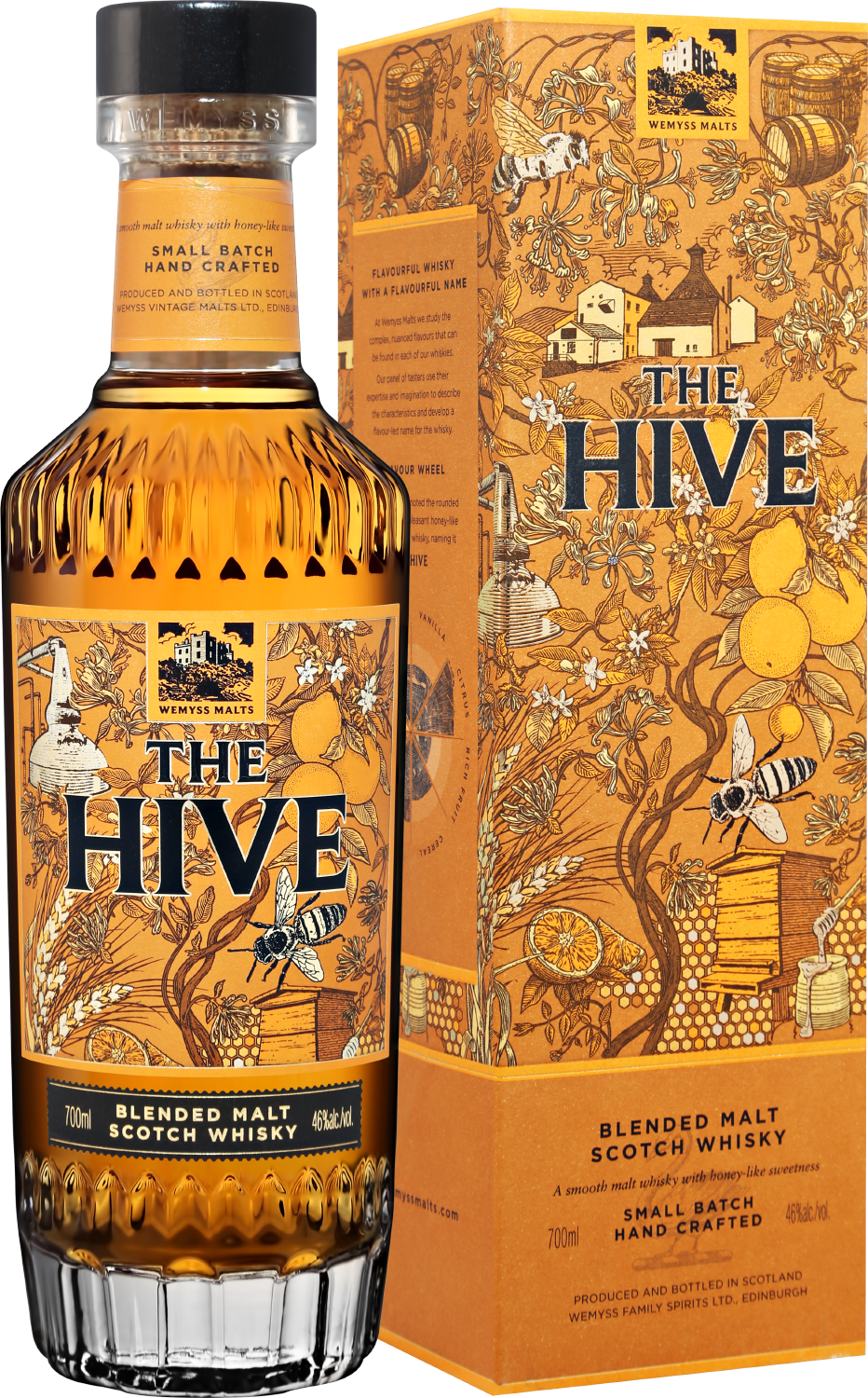 цена Wemyss Malts The Hive Blended Malt Scotch Whisky (gift box)