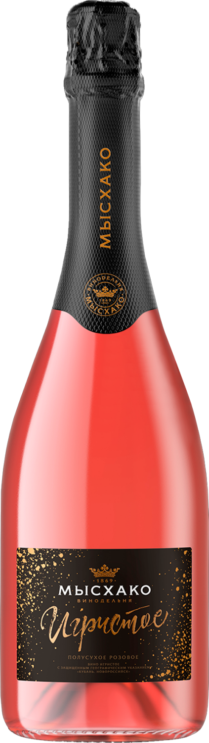 Myskhako Sparkling Rose Demi-Sec Kuban. Novorossiysk