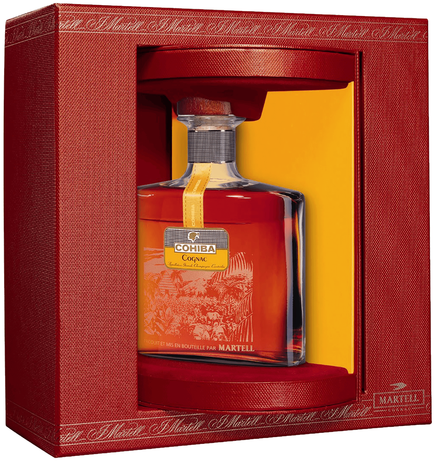 Martell Cohiba (gift box) martell vsop aged in red barrels gift box