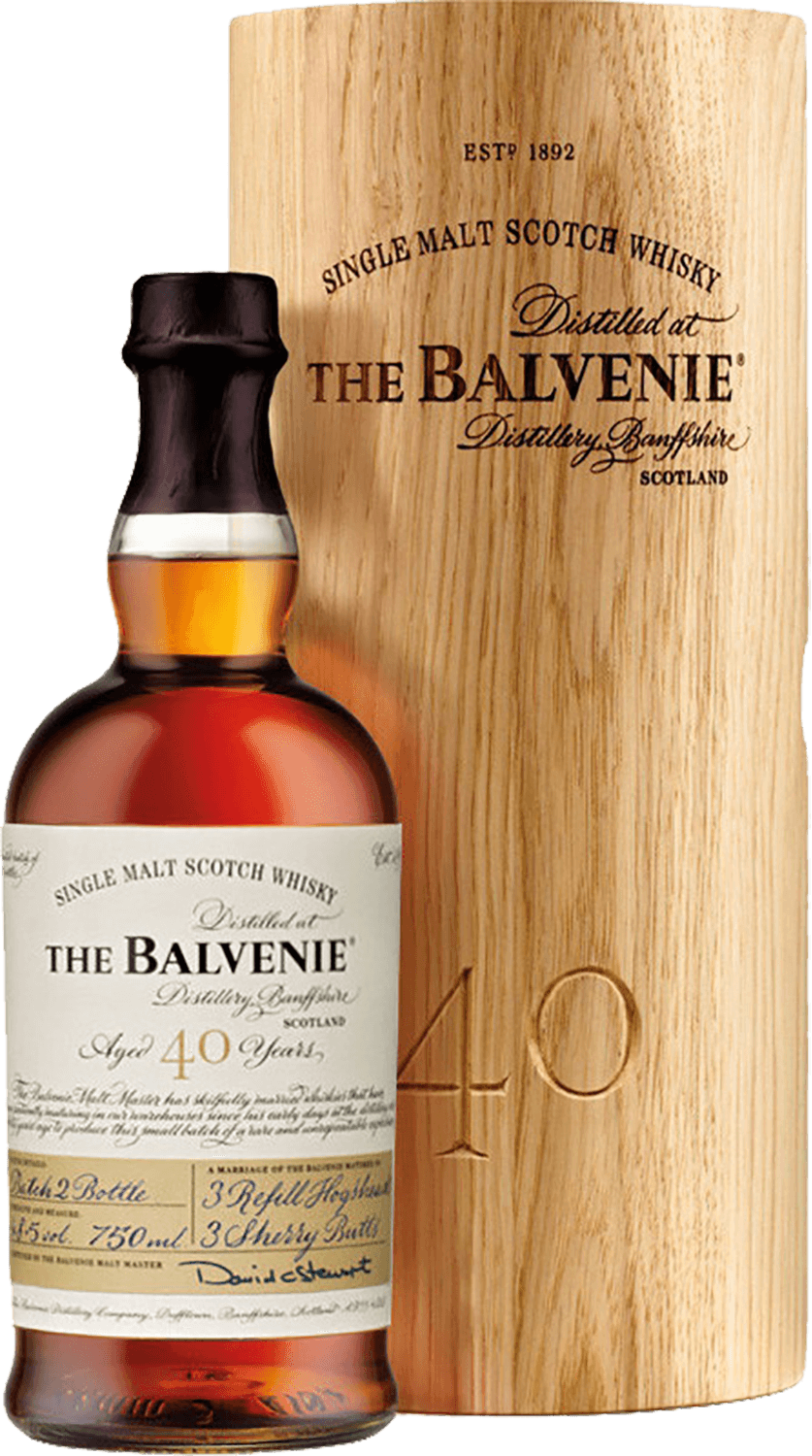 The Balvenie 40 y.o. Single Malt Scotch Whisky (gift box) the balvenie single barrel 12 y o single malt scotch whisky gift box