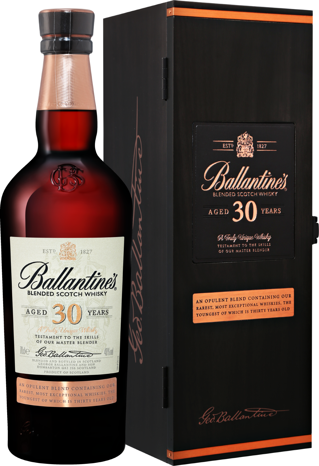 Ballantine's Blended Scotch Whisky 30 y.o. (gift box)