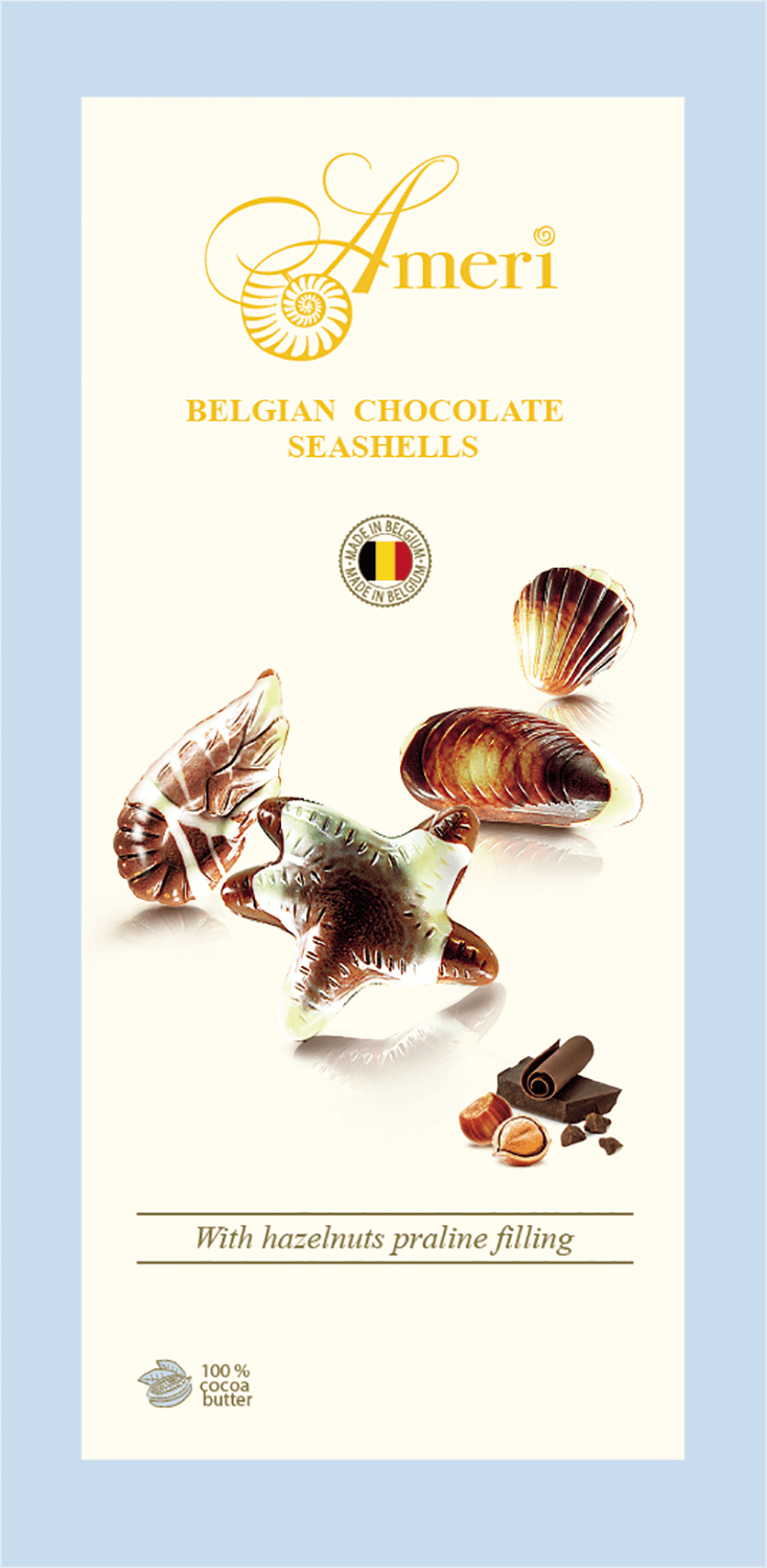 Шоколадные конфеты с начинкой пралине Амери 125г