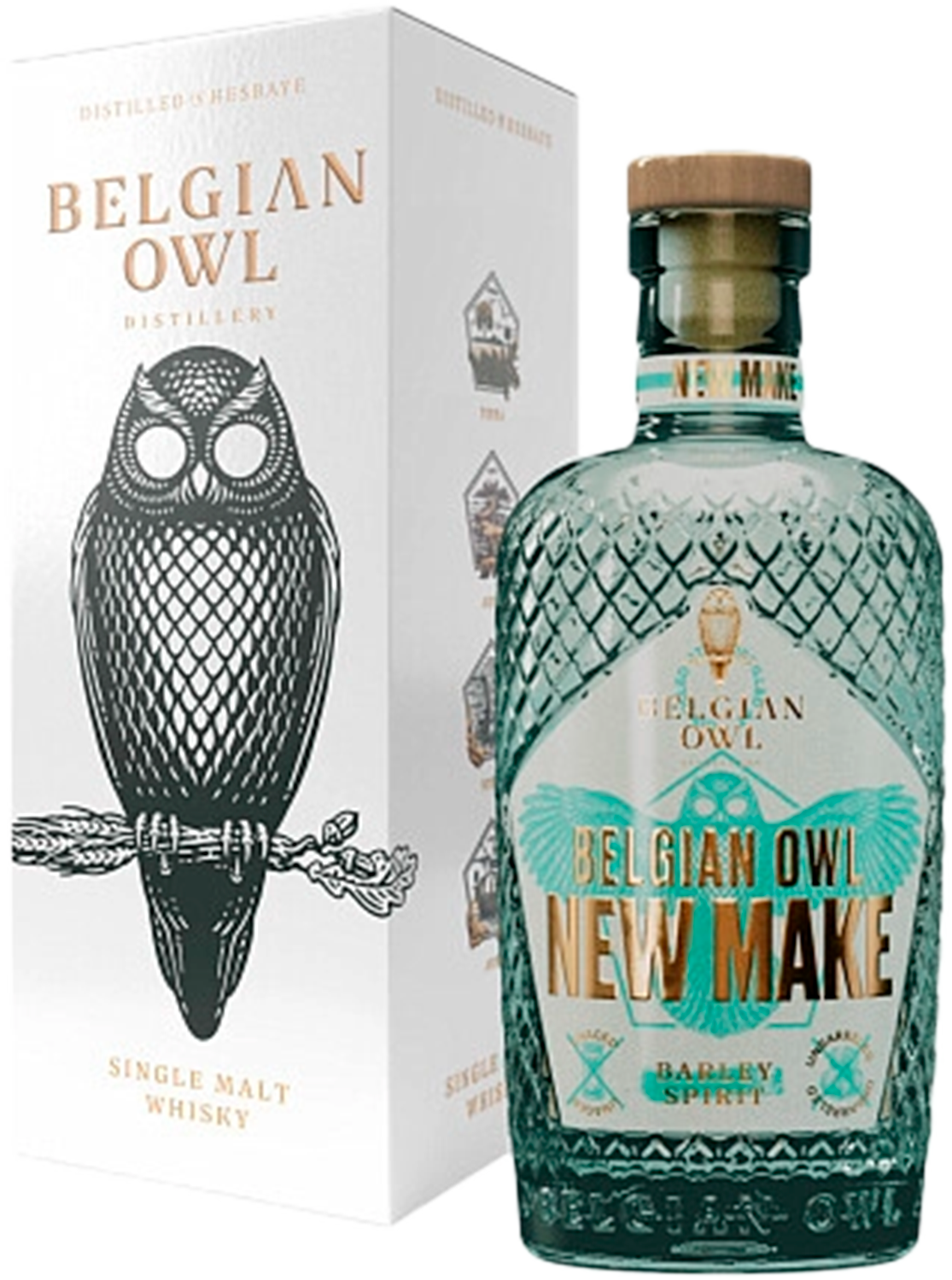 Belgian Owl New Make Barley Single Malt Whisky (gift box)