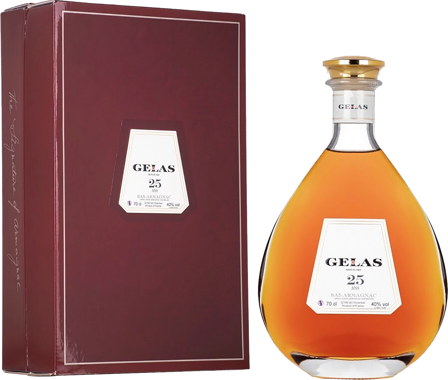 Желас Ба Арманьяк 25 лет в подарочной упаковке 0.7&nbsp;л